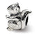 Sterling Silver Kids Squirrel Bead Charm hide-image