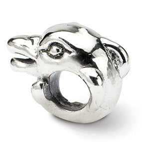 Sterling Silver Kids Dolphin Bead Charm hide-image