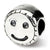 Sterling Silver Kids Smiley Face Bead Charm hide-image