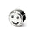 Kids Smiley Face Charm Bead in Sterling Silver