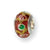 Sterling Silver Kids Brown Hand-blown Glass Bead Charm hide-image