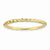 Sterling Silver Gold-plated Twisted Ring