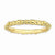 18k Gold Plated Sterling Silver Cable Ring