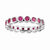 Sterling Silver Ruby Ring