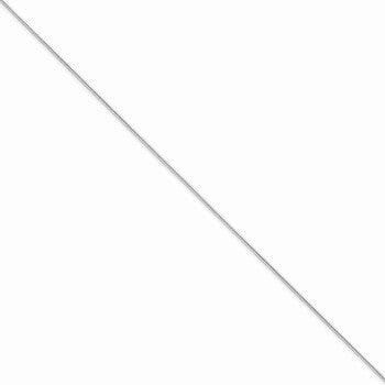 Amore La Vita Sterling Silver .8mm Round Snake Chain