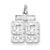 Sterling Silver Small #99 Charm hide-image
