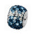 Grayish Blue Graduated Crystal Charm Bead in Sterling Silver