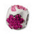 Shades of Pink Flower Charm Bead in Sterling Silver