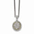 14K Yellow Gold and Silver Antiqued Diamond Necklace