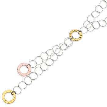Sterling Silver and 18K Yellow &-Plated Fancy Necklace