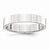 Sterling Silver 4mm Flat Wedding Band