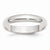 Sterling Silver 4mm Half-Round Wedding Band