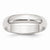 Sterling Silver 5mm Half-Round Wedding Band
