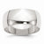 Sterling Silver 9mm Half-Round Wedding Band
