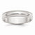 Sterling Silver 5mm Half Round Milgrain Wedding Band