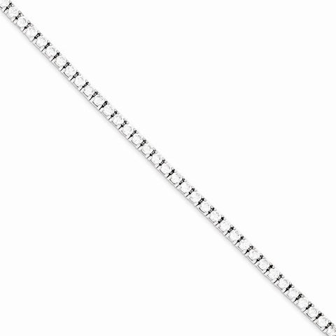 Sterling Silver Cz Bracelet