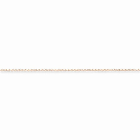 14K Rose Gold Diamond-Cut Rope Bracelet