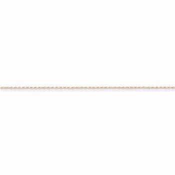 14K Rose Gold Diamond-Cut Rope Chain