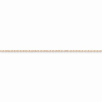 14K Rose Gold Diamond-Cut Rope Chain