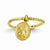14k Yellow Gold Polished Angel Dangle Charm