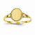 14k Yellow Gold Childs Fancy Signet Ring