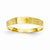 14k Yellow Gold Baby Signet Band Ring