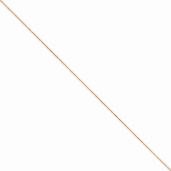 14K Rose Gold Diamond-Cut Cable Chain