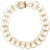 Fancy Charm Bracelet in Sterling Gold Plated, 8 inch