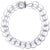 Fancy Charm Bracelet in Sterling Silver, 8 inch
