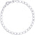 Charm Bracelet in Sterling Silver, 8 inch