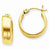 14k Yellow Gold Hoop Earrings