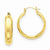 14k Yellow Gold Hoop Earrings