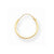 14k Yellow Gold Hoop Earrings
