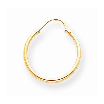 14k Yellow Gold Hoop Earrings