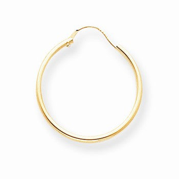 14k Yellow Gold Hoop Earrings