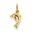 14k Gold Madi K Small Hollow Dolphin Charm hide-image