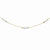 14K Two-Tone Mirror Beaded Necklace