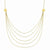 14K Yellow Gold Five Strand Necklace