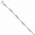 14K White Gold Polished Fancy Bracelet