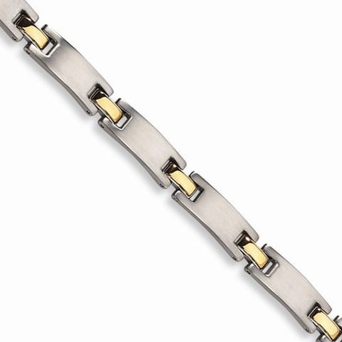 Stainless Steel Yellow Ip-Plated Bracelet