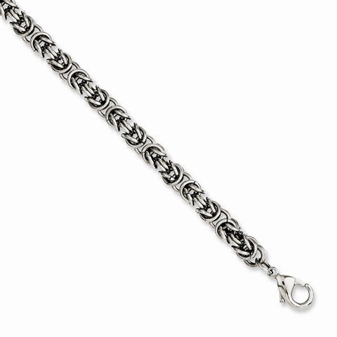Stainless Steel Fancy Link Bracelet