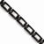 Stainless Steel Black Ip-Plated Polished and Sat Bracelet