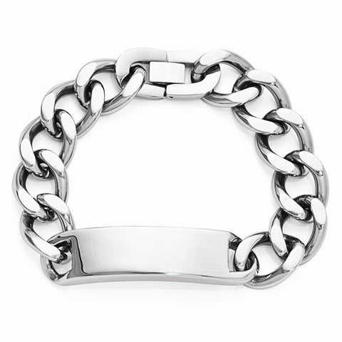 Stainless Steel Polished Id Bracelet