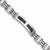 Stainless Steel Black Carbon Fiber Id Bracelet