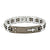 Stainless Steel Black Ip-Plated Id Bracelet