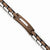 Stainless Steel Chocolate Ip-Plated with Diamond Bracelet