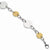 Stainless Steel Yellow Ip-Plated Circle Bracelet