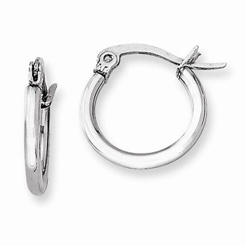 Stainle Steel 15.50mm Diameter Hoop Earrings