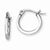 Stainle Steel 15.50mm Diameter Hoop Earrings