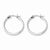 Stainle Steel 22mm Diameter Hoop Earrings